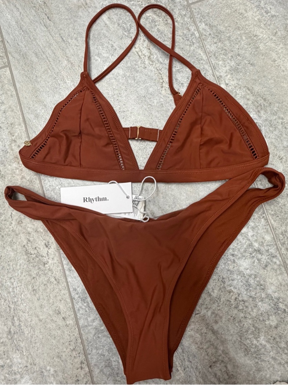 NWT Rhythm. | Livin Terra Cotta Bikini Set | XL